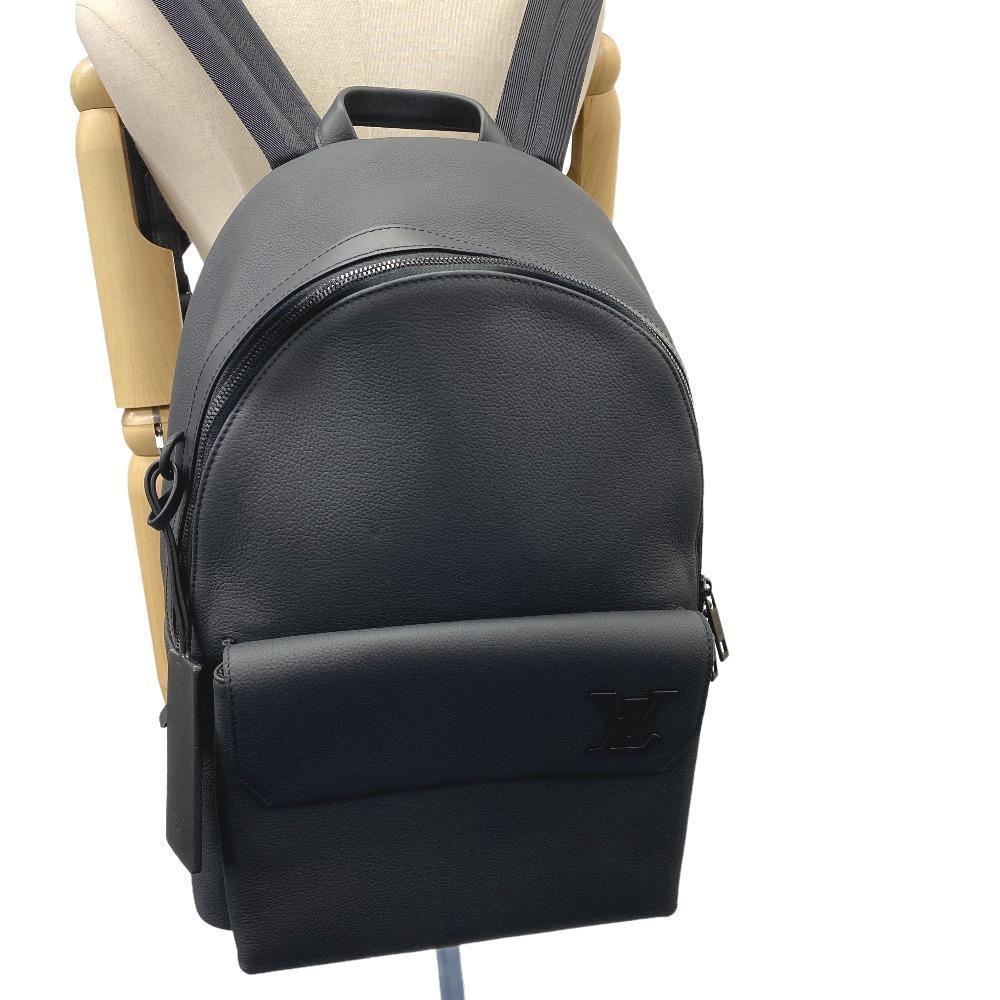 LOUIS VUITTON LV Aerogram Takeoff Backpack Daypack Black